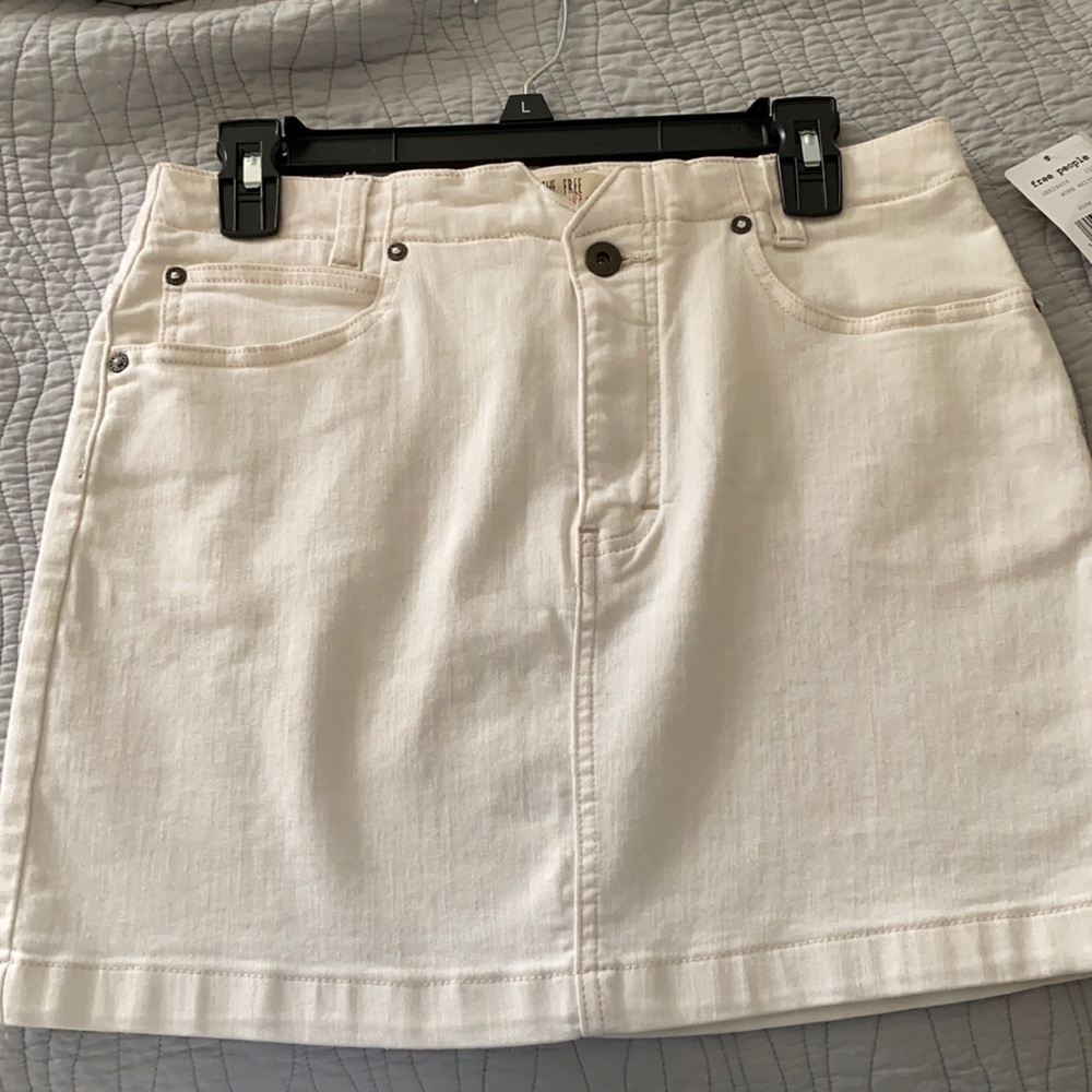 Free people white skirt